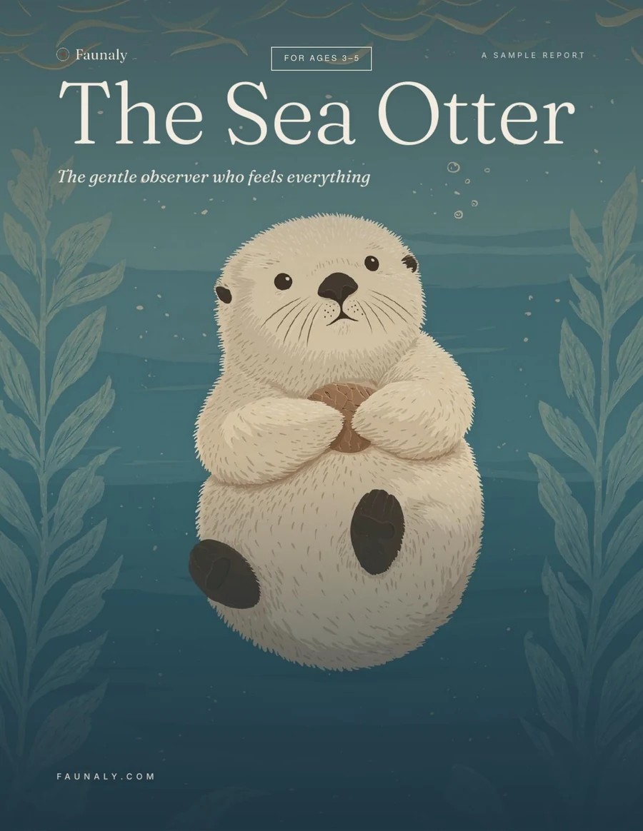 Faunaly Sea Otter sample report cover